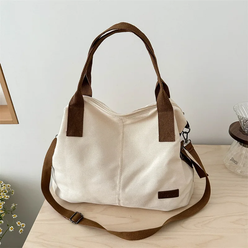 Canvas Women Tote Bags Large Capacity Fashion Female Shoulder Bag Commuting Carrying Bag Casual Designer Handbag Shopper Bag
Canvas Women Tote Bags Large Capacity Fashion Female Shoulder Bag Commuting Carrying Bag Casual Designer Handbag Shopper Bag
