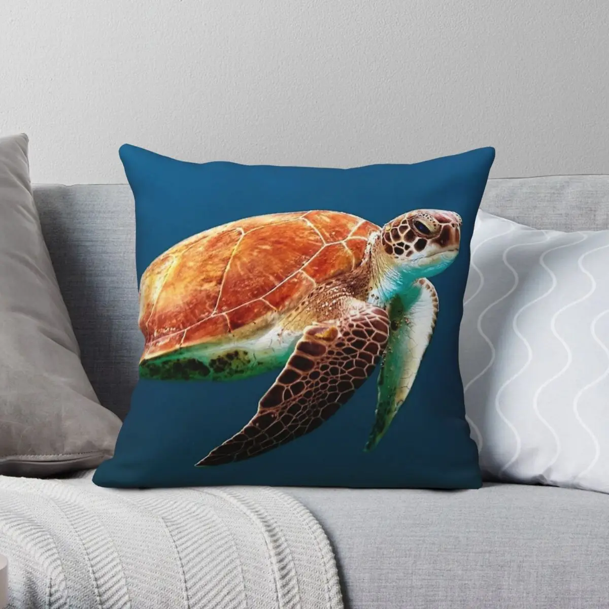 Blue Ocean Sea Turtle Swimming Square Pillowcase Polyester Linen Velvet Creative Zip Decor Throw Pillow Case Sofa Cushion Cover
Blue Ocean Sea Turtle Swimming Square Pillowcase Polyester Linen Velvet Creative Zip Decor Throw Pillow Case Sofa Cushion Cover