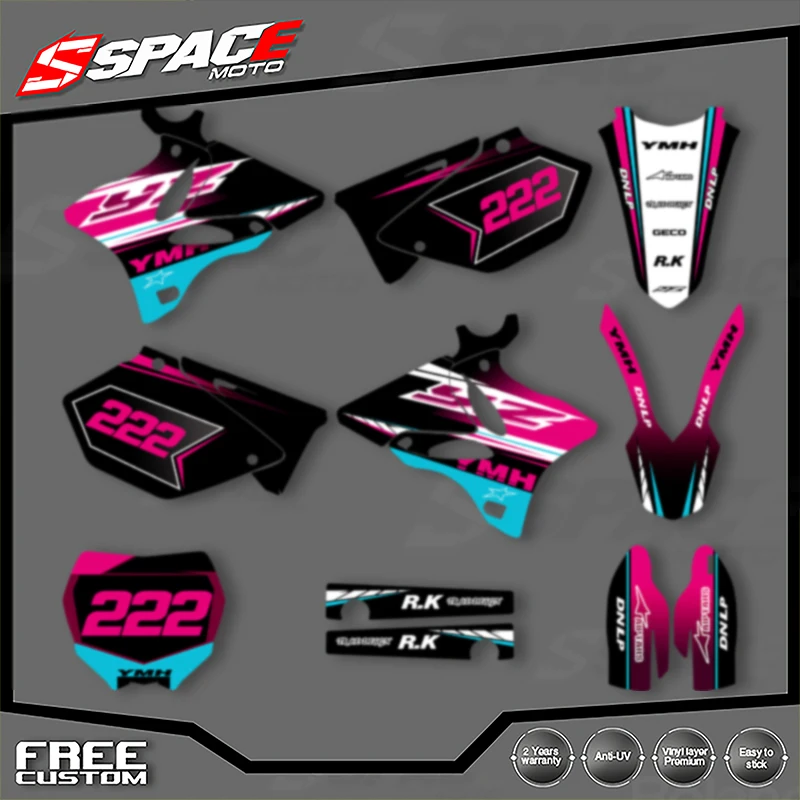 SPACE Custom Motorcycle Graphics Background Decal for YAMAHA YZ125 250 2002 2003 2004 2005 2006 2007 2008-2014Stickers Kits 019
SPACE Custom Motorcycle Graphics Background Decal for YAMAHA YZ125 250 2002 2003 2004 2005 2006 2007 2008-2014Stickers Kits 019