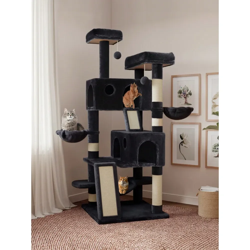 Cat Tree Rascadores Para Gatos Cat Supplies 65 In Larger Cat Tree Tower Condo For Indoor Cats, MultiLevel Furniture Activity Cen
Cat Tree Rascadores Para Gatos Cat Supplies 65 In Larger Cat Tree Tower Condo For Indoor Cats, MultiLevel Furniture Activity Cen