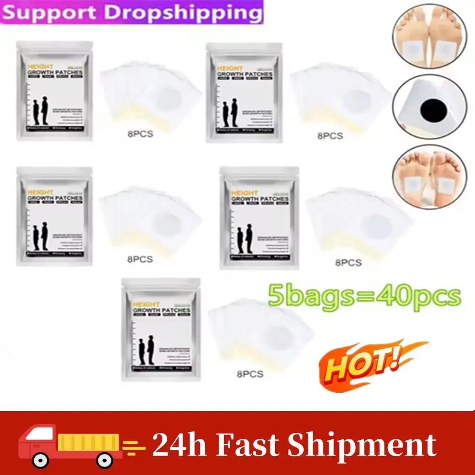 5bags Body Height Enhancer Foot Patch Promoting Bone Growth Foot Patch For Adults And Children Stimulate The Height Of The Body
5bags Body Height Enhancer Foot Patch Promoting Bone Growth Foot Patch For Adults And Children Stimulate The Height Of The Body