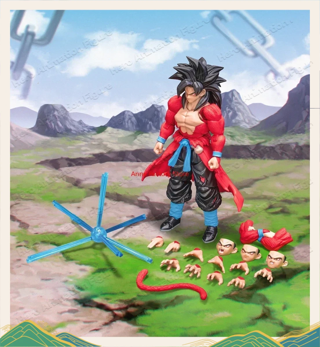 In Stock Dragon Ball Demon Fusion DF SHF SSJ4 Goku's Untamed Power - Time Ranger - Action Figure Toy Model Gift Collection
In Stock Dragon Ball Demon Fusion DF SHF SSJ4 Goku's Untamed Power - Time Ranger - Action Figure Toy Model Gift Collection