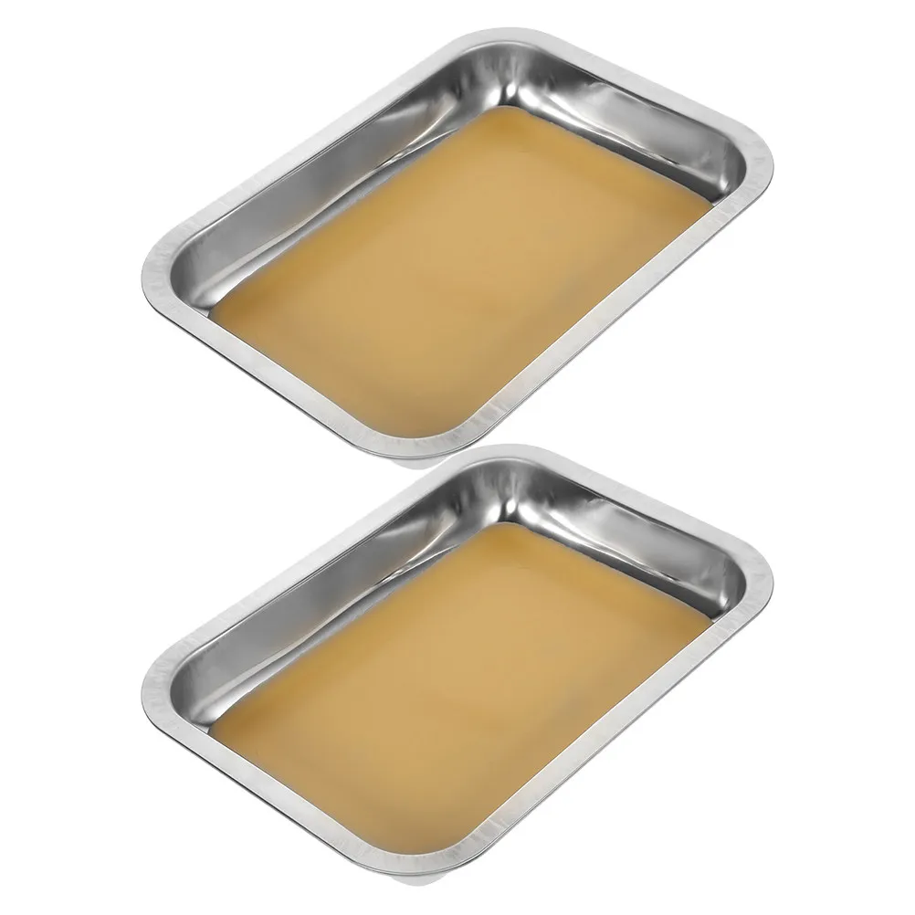 2Pcs Dissecting Tray Wax Coated Stainless Steel Biology Classroom Long-Lasting Stable Base Lab Equipment
2Pcs Dissecting Tray Wax Coated Stainless Steel Biology Classroom Long-Lasting Stable Base Lab Equipment