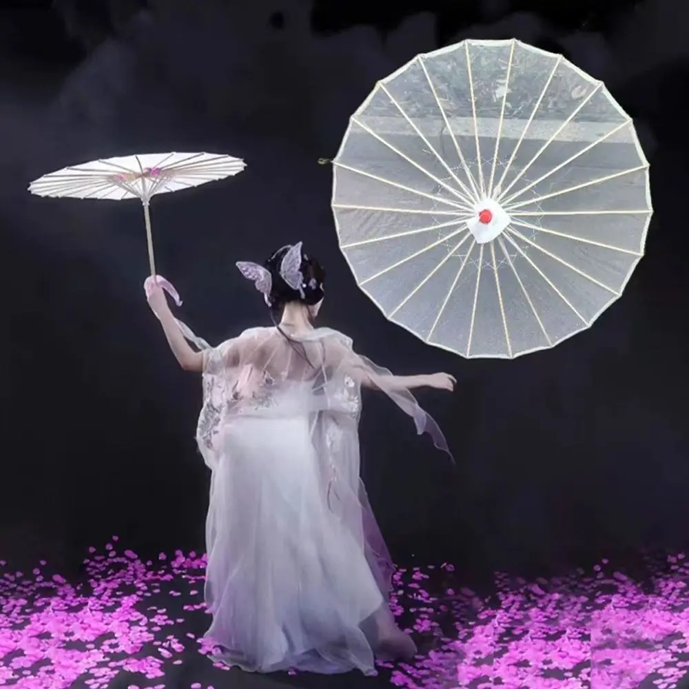 Translucent Silk Dance Umbrella Solid Color Clear Umbrella Stage Performance Umbrella Ultra Resistant Classical Decorative
Translucent Silk Dance Umbrella Solid Color Clear Umbrella Stage Performance Umbrella Ultra Resistant Classical Decorative