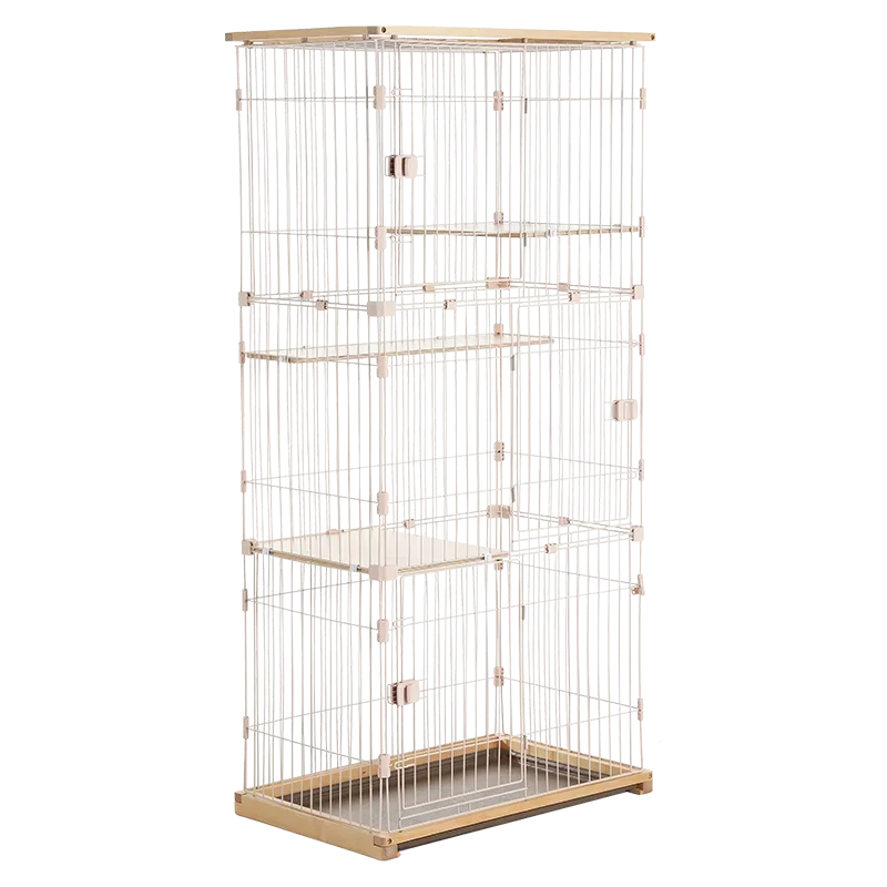 Metal Wire Cat Condo Cage Playpen Pet Cat Cage Indoor With Wooden Frames and Toilet Tray
Metal Wire Cat Condo Cage Playpen Pet Cat Cage Indoor With Wooden Frames and Toilet Tray