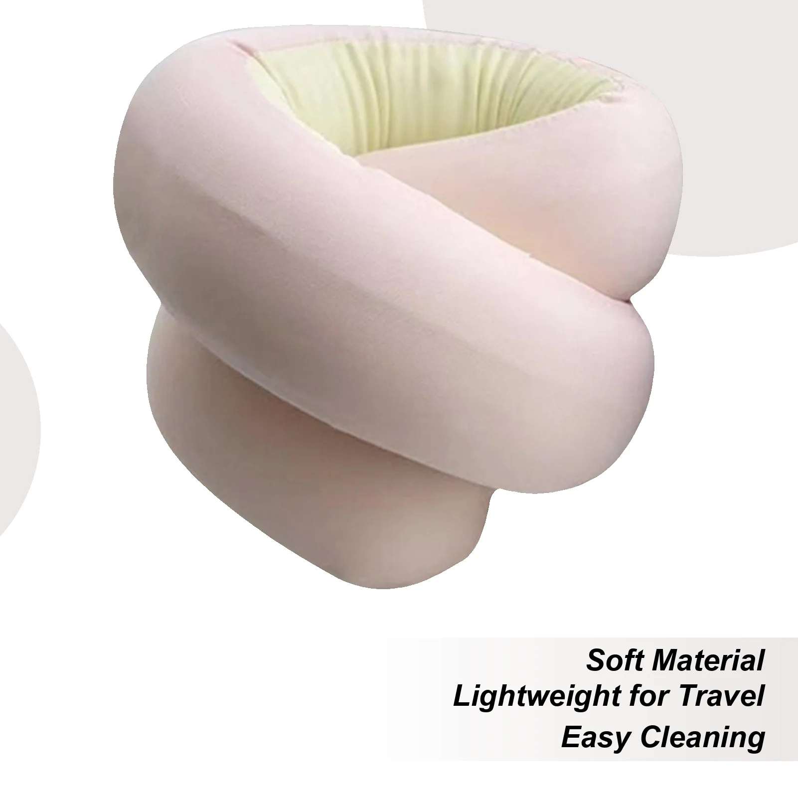 Travel Pillows For Sleeping Adjustable Spiral Wrapping Cushion Headrest Lightweight Neck Pillow For Travel For Home Office Car
Travel Pillows For Sleeping Adjustable Spiral Wrapping Cushion Headrest Lightweight Neck Pillow For Travel For Home Office Car