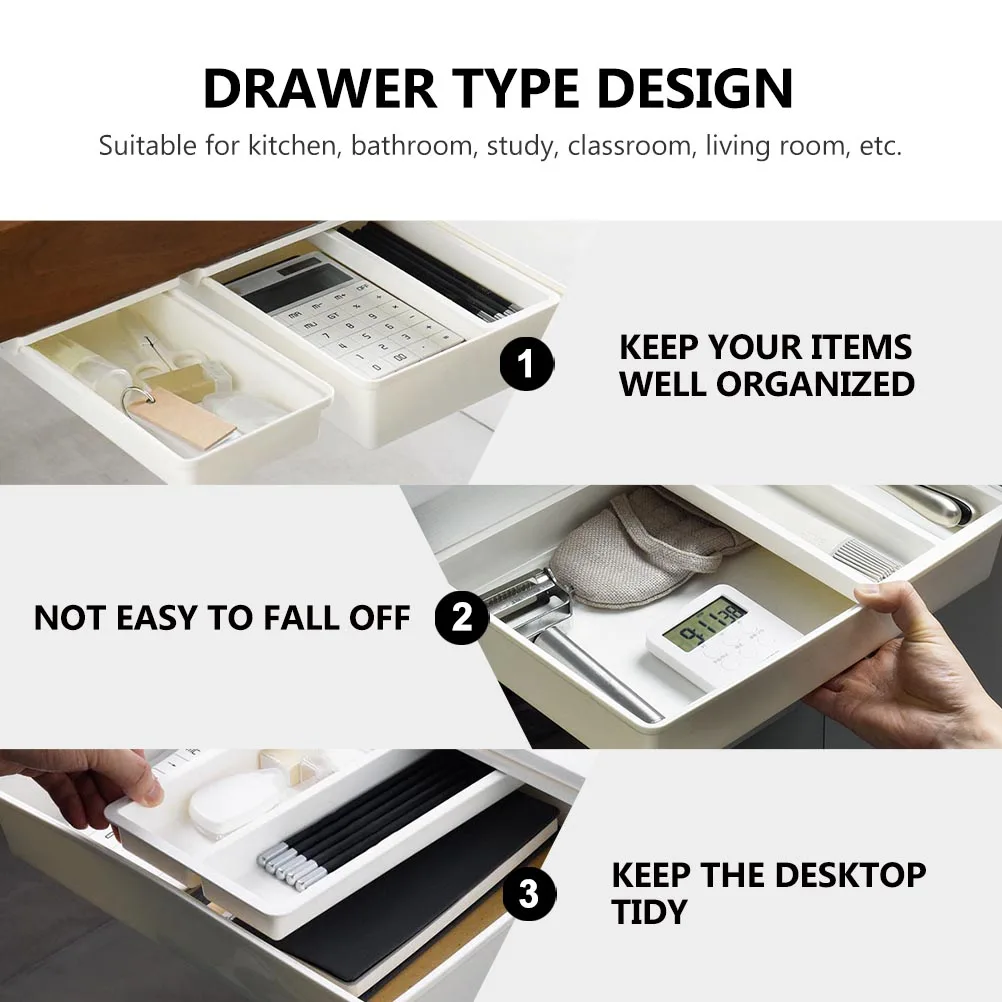 2pcs Paste Pen Box Under Table Drawer Sticky Pencil Holder Desktop Organizer ABS PP Stationery Container Hidden Desk Storage
2pcs Paste Pen Box Under Table Drawer Sticky Pencil Holder Desktop Organizer ABS PP Stationery Container Hidden Desk Storage