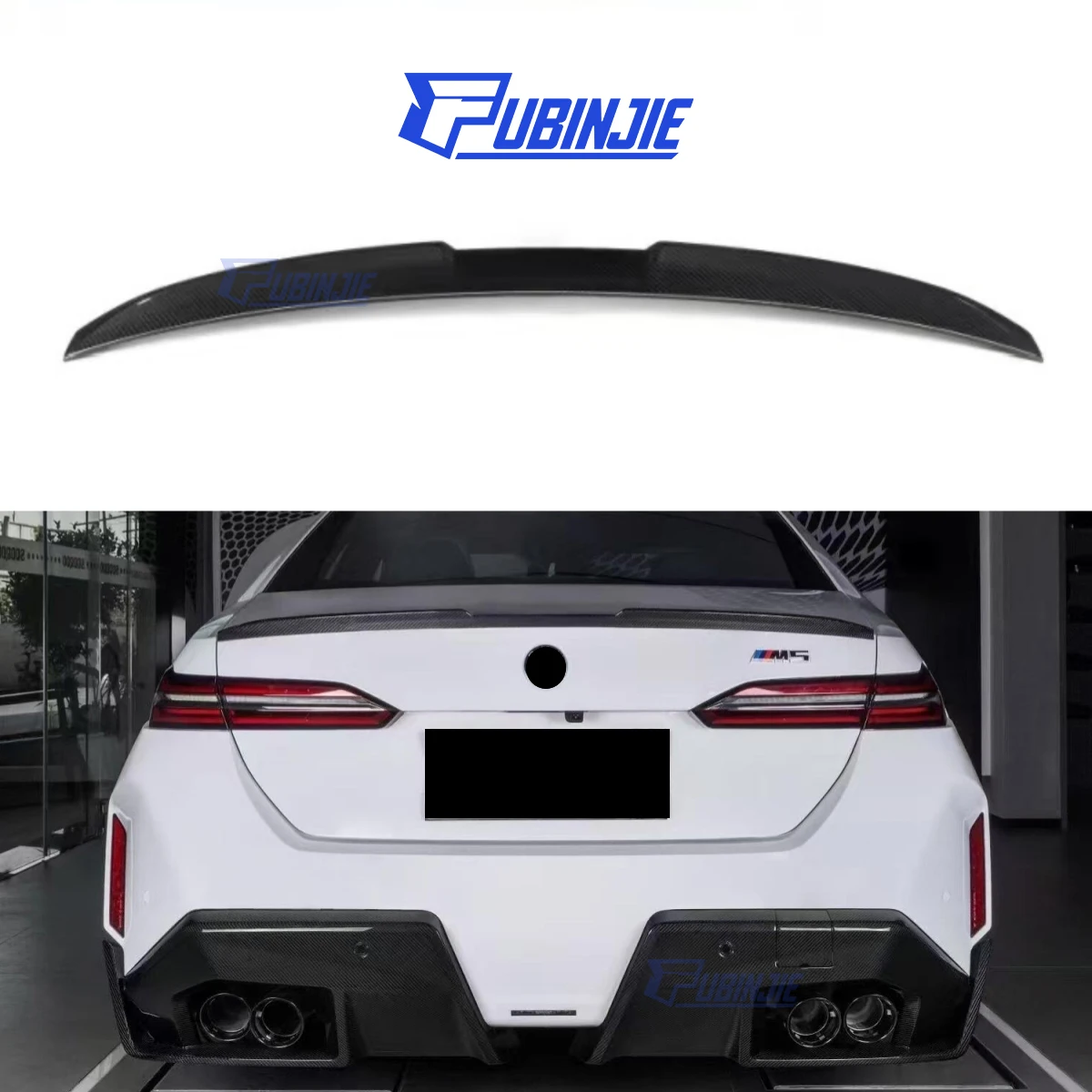 High Quality MP Style Dry Carbon Fiber Rear Trunk Spoiler Splitter For BMW 5 Series G60 G90 M5 2024+ Carbon Fiber Spoiler
High Quality MP Style Dry Carbon Fiber Rear Trunk Spoiler Splitter For BMW 5 Series G60 G90 M5 2024+ Carbon Fiber Spoiler
