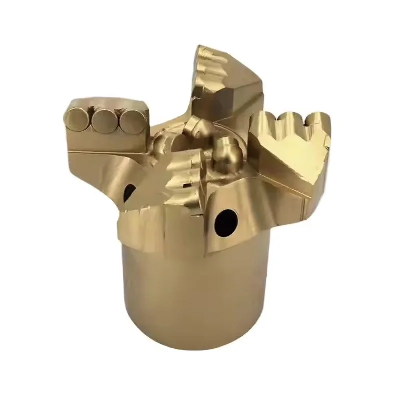 Reinforced 4-wing diamond composite pdc drill bit, water well, mining, exploration PDC Non-core Drill Bit Hammer Digging Bit New
Reinforced 4-wing diamond composite pdc drill bit, water well, mining, exploration PDC Non-core Drill Bit Hammer Digging Bit New