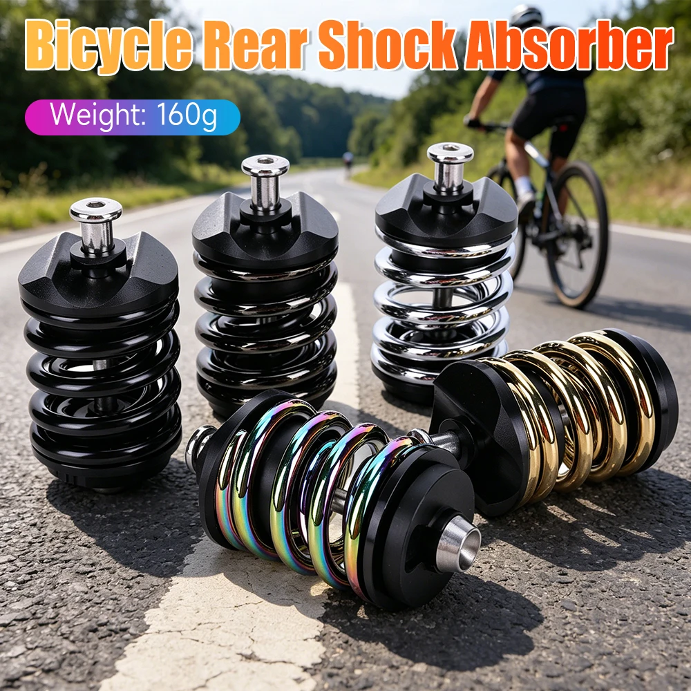 Bicycle Rear Shock Absorber Non-Deformed Dual Layer Rear Shock Stainless Steel Bicycle Damper for Bicycle Shock Replacement
Bicycle Rear Shock Absorber Non-Deformed Dual Layer Rear Shock Stainless Steel Bicycle Damper for Bicycle Shock Replacement