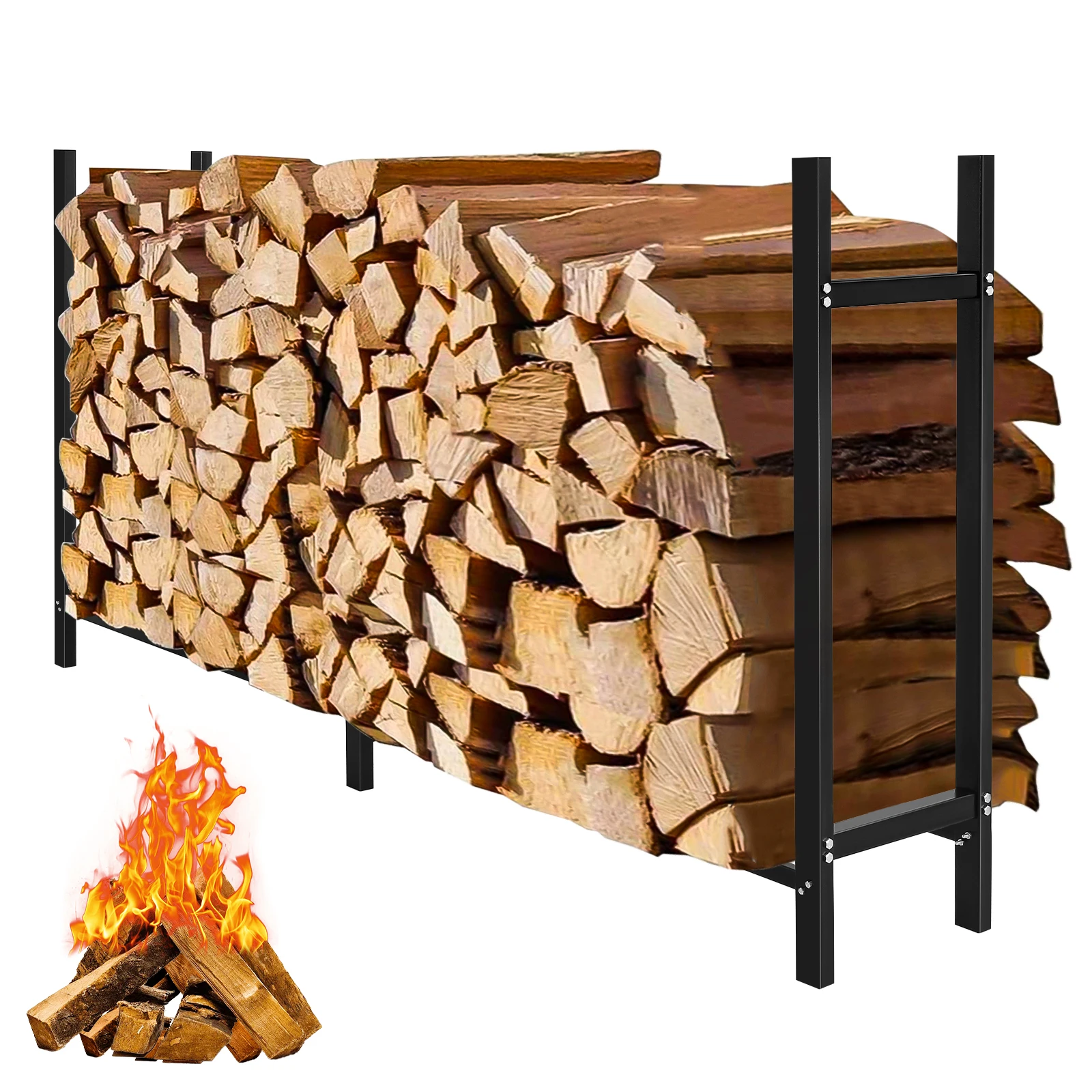 Exterior Firewood OEM/ODM Heavy Duty Fire Wood Rack Shelf Wood Log Holder Outdoor Firewood Storage Log RackConstruction bowl
Exterior Firewood OEM/ODM Heavy Duty Fire Wood Rack Shelf Wood Log Holder Outdoor Firewood Storage Log RackConstruction bowl