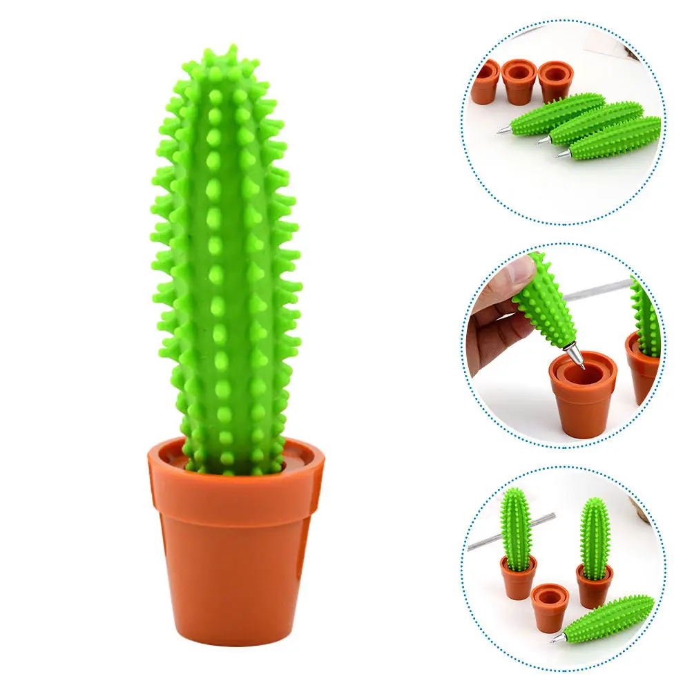 3Pcs Cactus Neutral Pens Ballpoint Ink Smooth Writing Cactus Shape Design Portable Lightweight Office School Home Use Creative
3Pcs Cactus Neutral Pens Ballpoint Ink Smooth Writing Cactus Shape Design Portable Lightweight Office School Home Use Creative