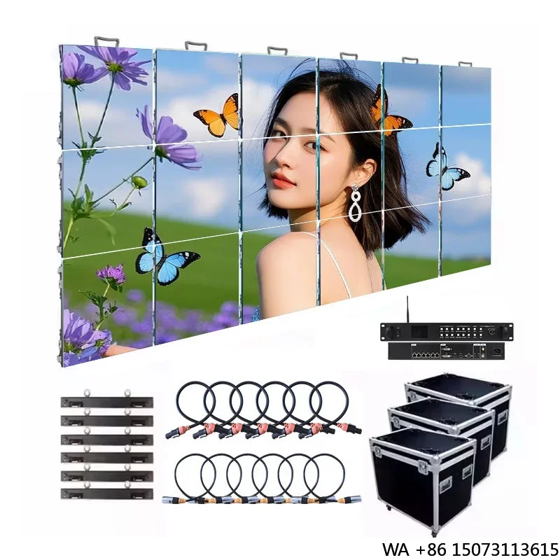 Portable P2.604/P2.976/P3.91/P4.81 LED Rental Video Wall for Concert Church Event
Portable P2.604/P2.976/P3.91/P4.81 LED Rental Video Wall for Concert Church Event