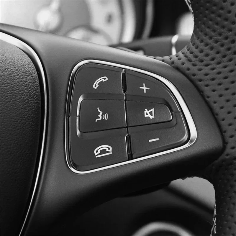 Car Steering Wheel Button Cover Stickers Trim Fit For Mercedes Benz C W205 GLC X253 V Class Vito W447 Auto Accessories
Car Steering Wheel Button Cover Stickers Trim Fit For Mercedes Benz C W205 GLC X253 V Class Vito W447 Auto Accessories