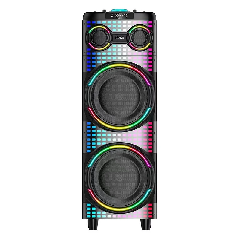 Outdoor Portable Wireless Party Speakers RGB LED Lighting Battery/AC Remote Control Voice Control AUX Home Karaoke Wood Wood Box
Outdoor Portable Wireless Party Speakers RGB LED Lighting Battery/AC Remote Control Voice Control AUX Home Karaoke Wood Wood Box