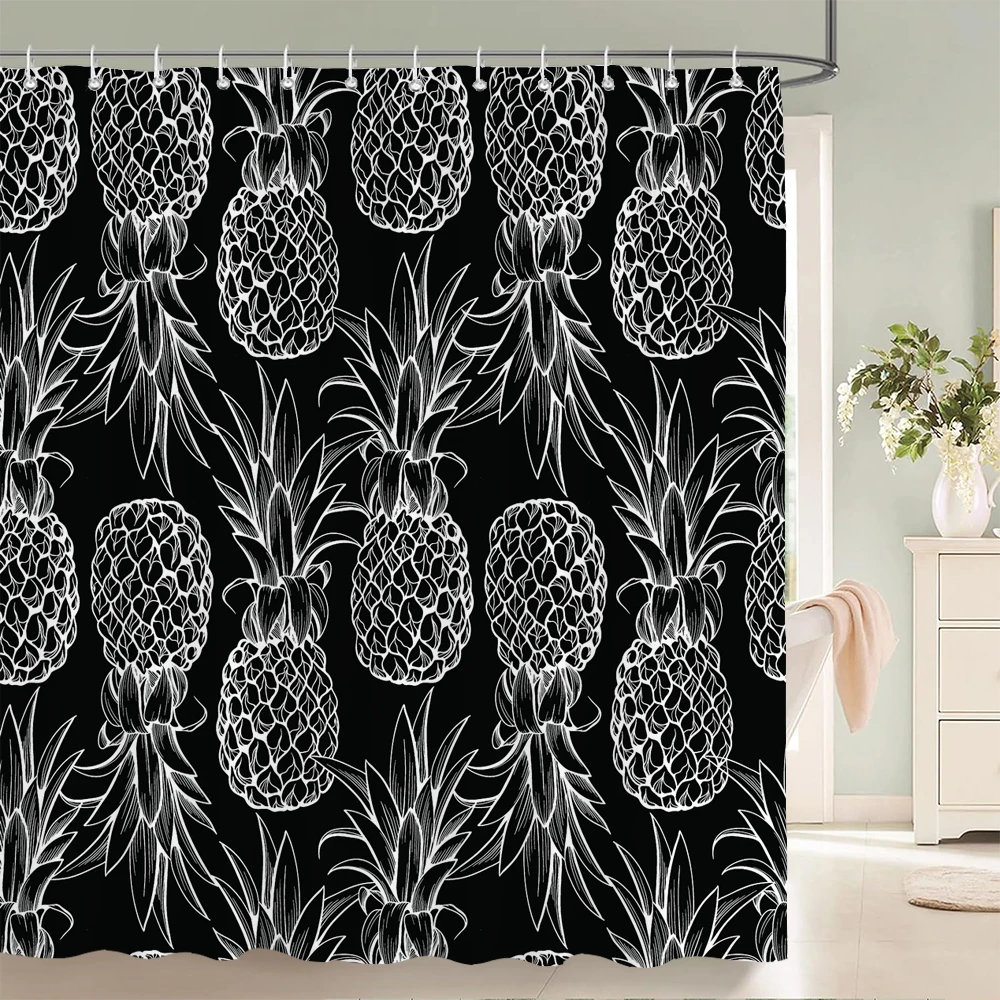 Summer Fruits Shower Curtain Cute Liner Peach Lemon Pineapple Orange Print Bath Curtain With Hooks Waterproof For Bathtub Decor 
Summer Fruits Shower Curtain Cute Liner Peach Lemon Pineapple Orange Print Bath Curtain With Hooks Waterproof For Bathtub Decor