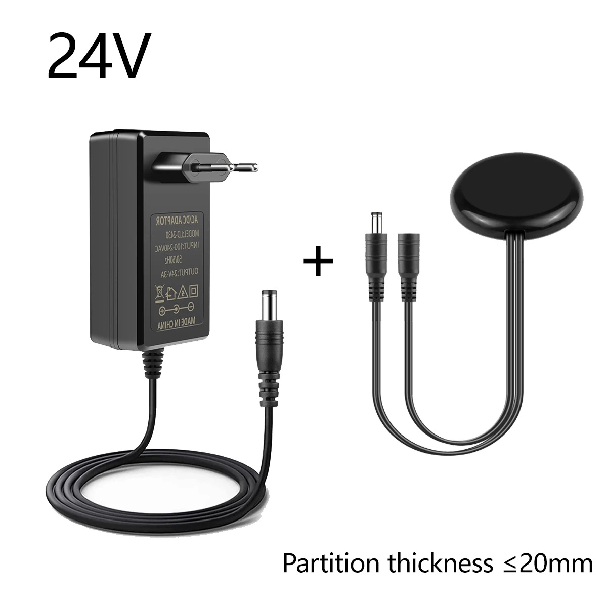 DC24V Black Shell Power Supply 2A/3A Connector Lighting Transformador and Touch Switch Dimmable for LED Strip COB 2835 5050
DC24V Black Shell Power Supply 2A/3A Connector Lighting Transformador and Touch Switch Dimmable for LED Strip COB 2835 5050
