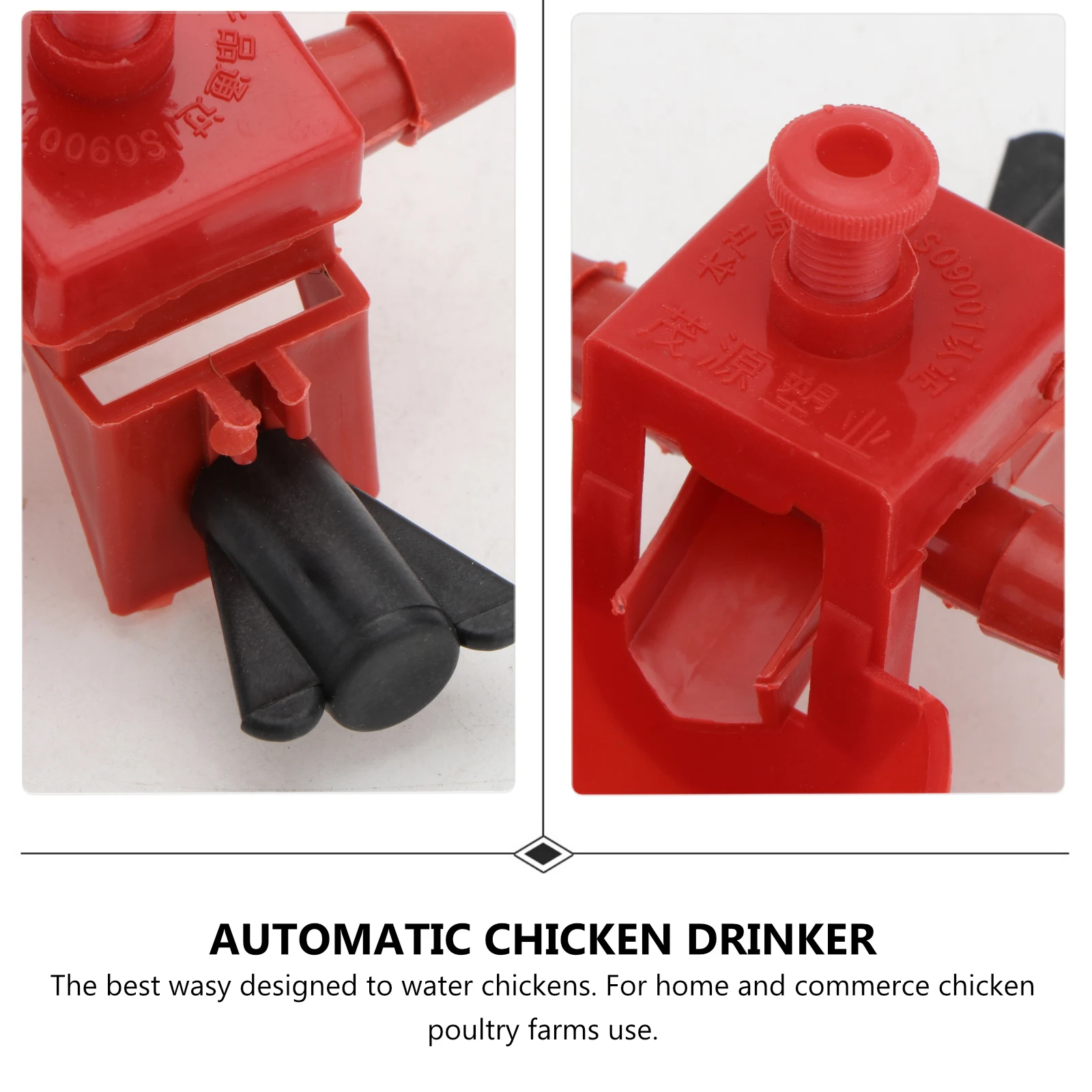 12PCS Automatic Chicken Drinker ABS Plastic Water Feeder for Birds Pigeons Quail Pets Farm Use Poultry Drinking Cup
12PCS Automatic Chicken Drinker ABS Plastic Water Feeder for Birds Pigeons Quail Pets Farm Use Poultry Drinking Cup