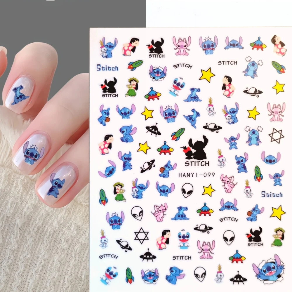 1 sheet Stitch Disney Cartoon New 5D Relief Nail Art Stickers Nail Decals for Manicure fashion Design DIY Happy Accessories
1 sheet Stitch Disney Cartoon New 5D Relief Nail Art Stickers Nail Decals for Manicure fashion Design DIY Happy Accessories