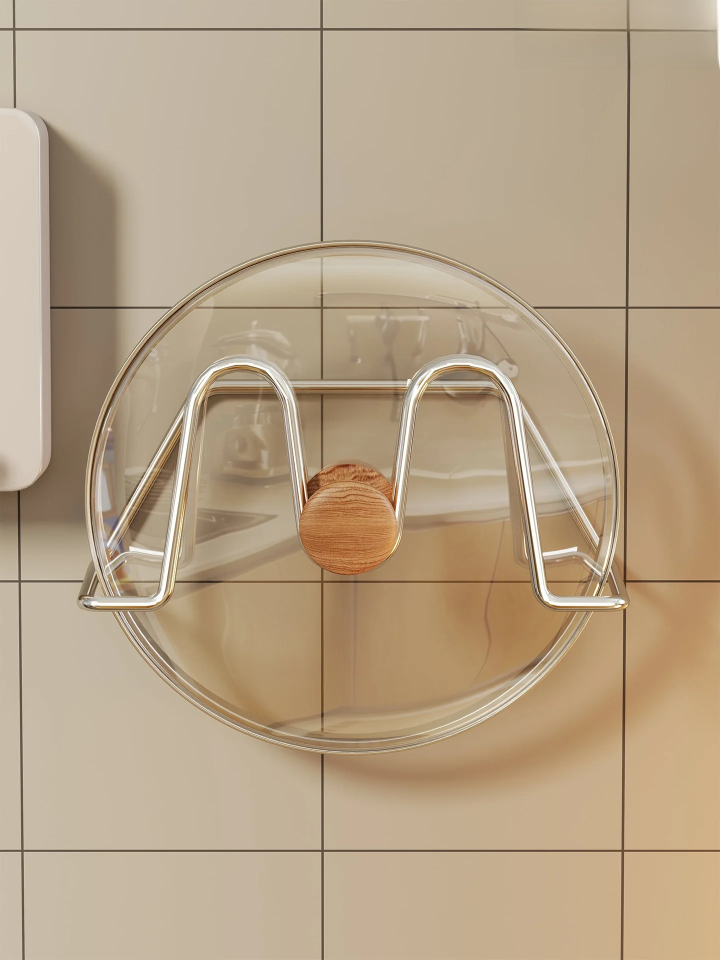 Stainless Steel Kitchen Wall Mounted Pot Lid Holder No Drilling Required Vegetable Board Organizer Hanging Rack Storage Shelf
Stainless Steel Kitchen Wall Mounted Pot Lid Holder No Drilling Required Vegetable Board Organizer Hanging Rack Storage Shelf