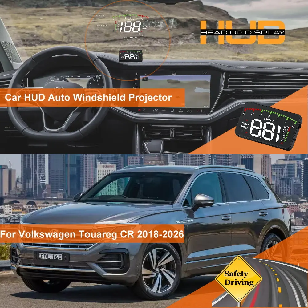 Car HUD Head Up Display For Volkswagen VW Touareg 7L 2002–2010 7P 2010–2018 CR 2018-2026 Auto Windshield Projector Accessories
Car HUD Head Up Display For Volkswagen VW Touareg 7L 2002–2010 7P 2010–2018 CR 2018-2026 Auto Windshield Projector Accessories