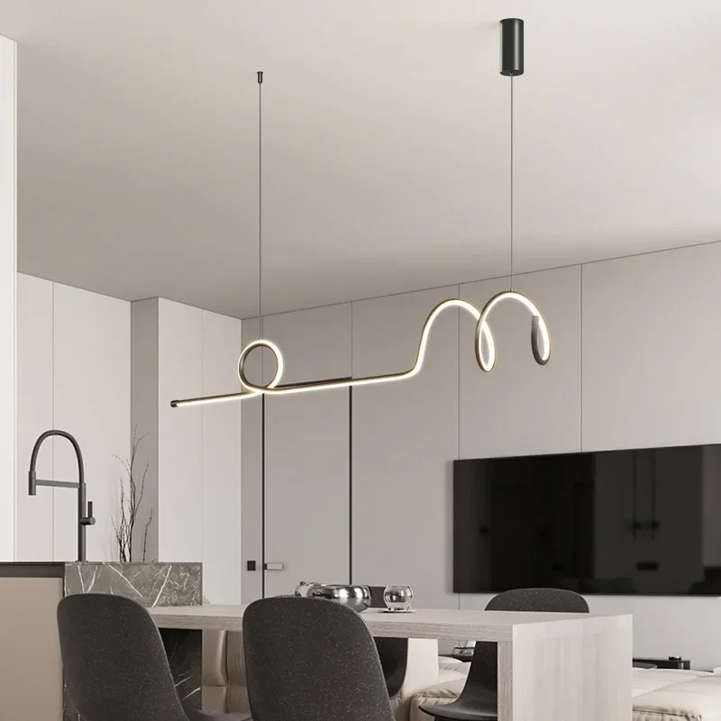 SANDYHA Nordic Spiral Pendant Light Modern Hanging Chandelier for Dining Table Living Room Bedroom LED Home Decoration Lighting
SANDYHA Nordic Spiral Pendant Light Modern Hanging Chandelier for Dining Table Living Room Bedroom LED Home Decoration Lighting