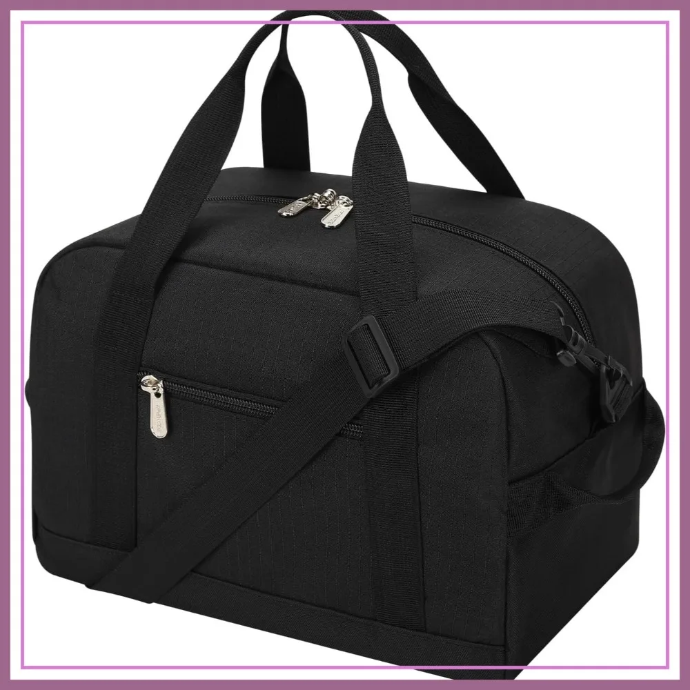 12 in Mini Duffle Bag Lightweight for Overnight Travel, Small Gym Bag Carry On Bag (Black)
12 in Mini Duffle Bag Lightweight for Overnight Travel, Small Gym Bag Carry On Bag (Black)