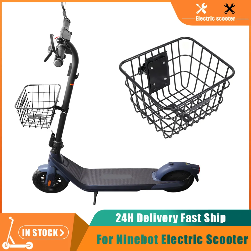 Universal Hanging Front Basket Iron Rustproof for Ninebot E2 Pro E2 Plus F2 F3 F3 Pro Electric Scooter Front Cargo Basket
Universal Hanging Front Basket Iron Rustproof for Ninebot E2 Pro E2 Plus F2 F3 F3 Pro Electric Scooter Front Cargo Basket