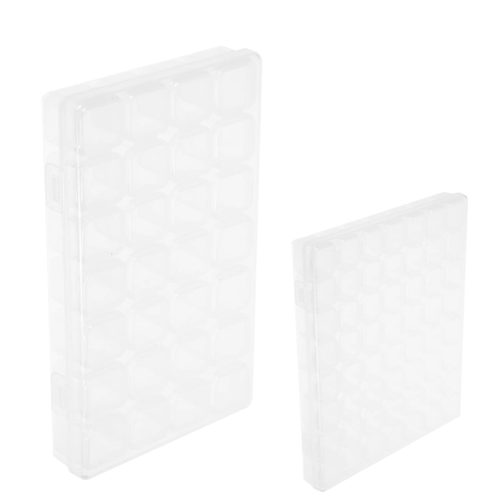 2Pcs Jewelry Box Transparent Portable Necklace Earrings Rings Anti-oxidation Organizer 28+56Compartments Storage for Girls
2Pcs Jewelry Box Transparent Portable Necklace Earrings Rings Anti-oxidation Organizer 28+56Compartments Storage for Girls