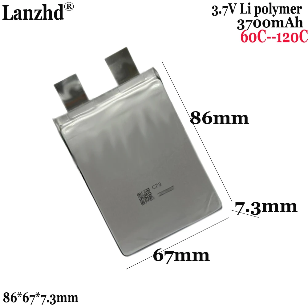 3.7V High Rate 120C Cell For spot welding machinestarting power cell Pack Power Tools car Jump Starter 736786 3700mah
3.7V High Rate 120C Cell For spot welding machinestarting power cell Pack Power Tools car Jump Starter 736786 3700mah