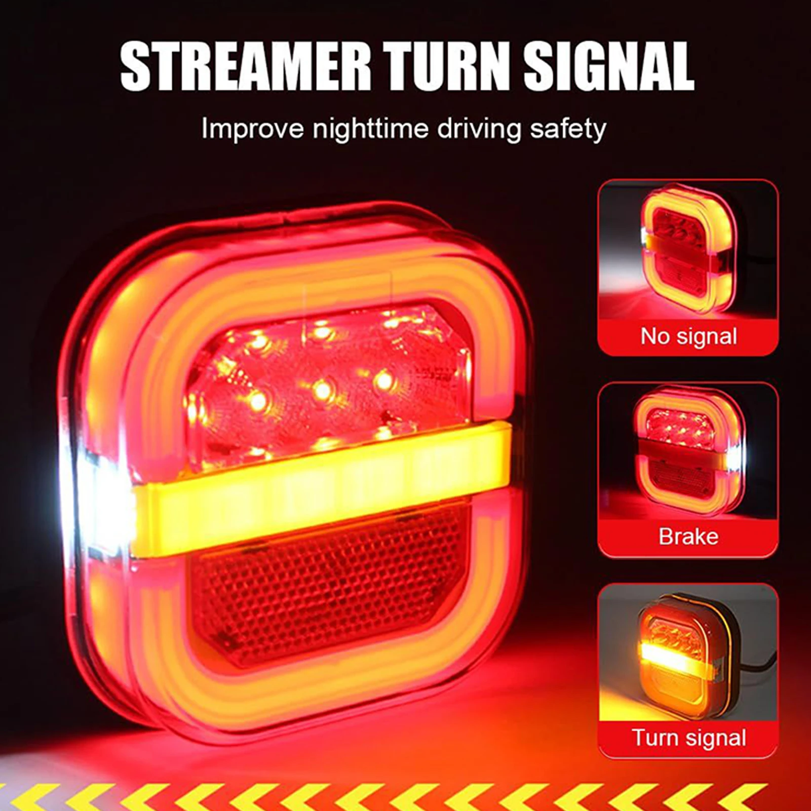 Trailer Tail Lights Truck Brake Lamp Multifunctional Brake Tail Light For RV Trailer Wrecker Boat Marine Vehicles
Trailer Tail Lights Truck Brake Lamp Multifunctional Brake Tail Light For RV Trailer Wrecker Boat Marine Vehicles