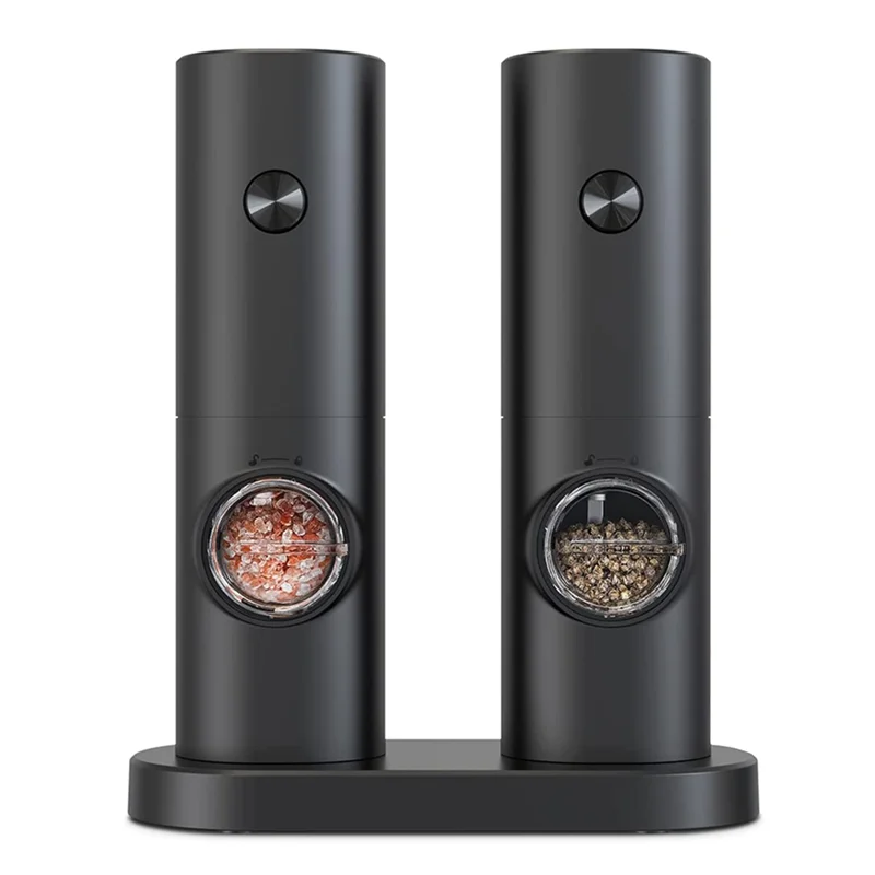 2025 Trend5 Coarse Levels Electric Salt And Pepper Mill Set Battery Operated Black Pepper Mill With Base, Adjustable
2025 Trend5 Coarse Levels Electric Salt And Pepper Mill Set Battery Operated Black Pepper Mill With Base, Adjustable