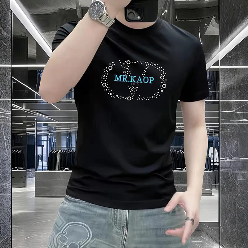 New Men T-Shirt Summer Luxury Slim Crew Neck Tees Retro Art Letter Splash Pattern Breathable Casual Versatile Youth Street Tops
New Men T-Shirt Summer Luxury Slim Crew Neck Tees Retro Art Letter Splash Pattern Breathable Casual Versatile Youth Street Tops
