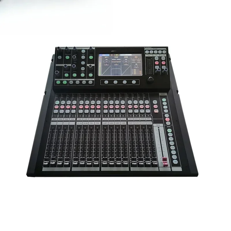 Multifunctional digital mixer professional large stage with effect marshalling equalization mechanical fader
Multifunctional digital mixer professional large stage with effect marshalling equalization mechanical fader