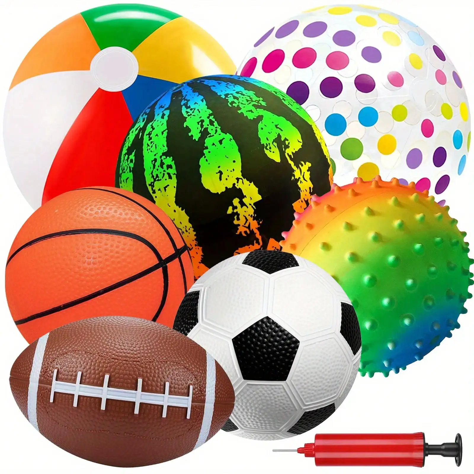 7-in-1 Party Balloon Set with Hand Pump, Indoor Sports Toy, Family Interactive Game
7-in-1 Party Balloon Set with Hand Pump, Indoor Sports Toy, Family Interactive Game