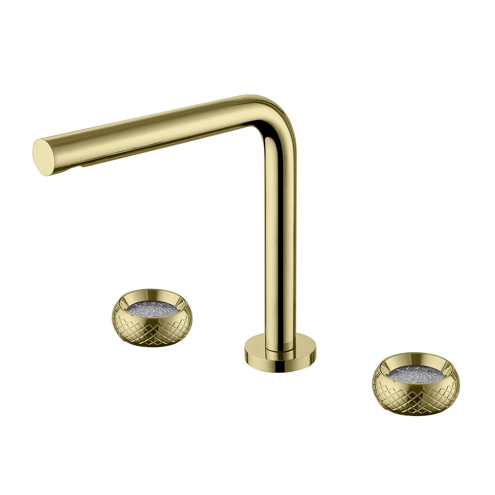luxury Gold Widespread Basin Faucet hot and cold 8 inch Sink faucet Chrome Brass Three Holes Black bathroom sink tap
luxury Gold Widespread Basin Faucet hot and cold 8 inch Sink faucet Chrome Brass Three Holes Black bathroom sink tap