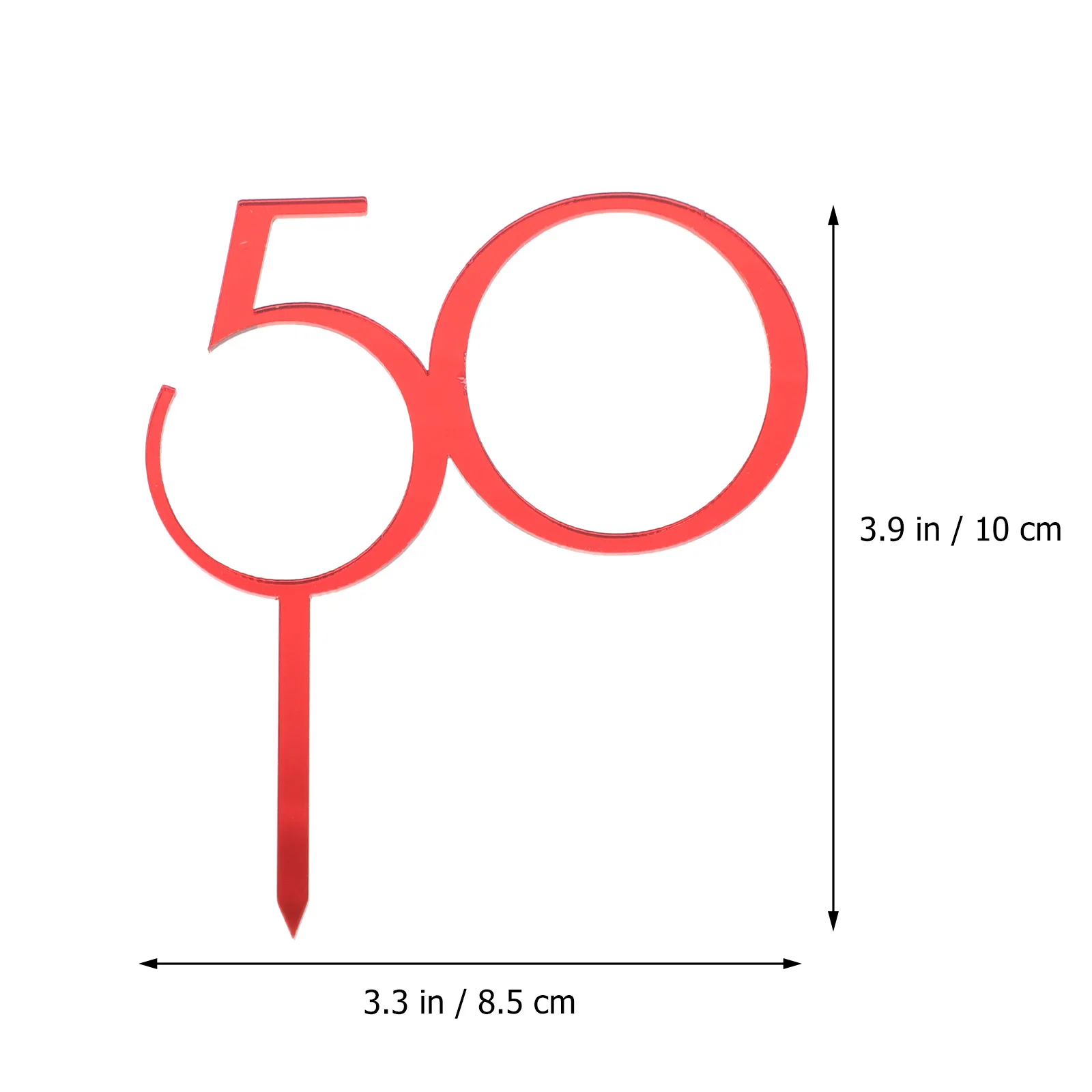 10pcs Cake Topper Acrylic 50-year-old Decor Birthday Party Fruit Pick Cupcake Dessert Accessory Red Number Photo Prop
10pcs Cake Topper Acrylic 50-year-old Decor Birthday Party Fruit Pick Cupcake Dessert Accessory Red Number Photo Prop