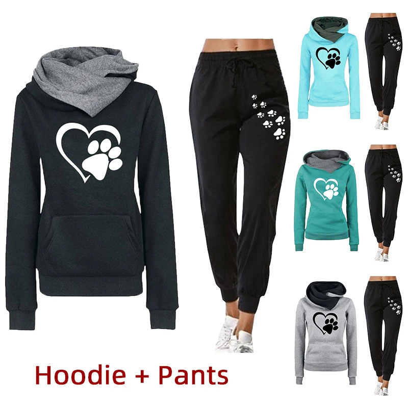 New Casual Two Piece Outfits Pullovers Hoodies and Elastic Waist Jogger Pants Spring Autumn Tracksuit Women Suit Female Sets
New Casual Two Piece Outfits Pullovers Hoodies and Elastic Waist Jogger Pants Spring Autumn Tracksuit Women Suit Female Sets