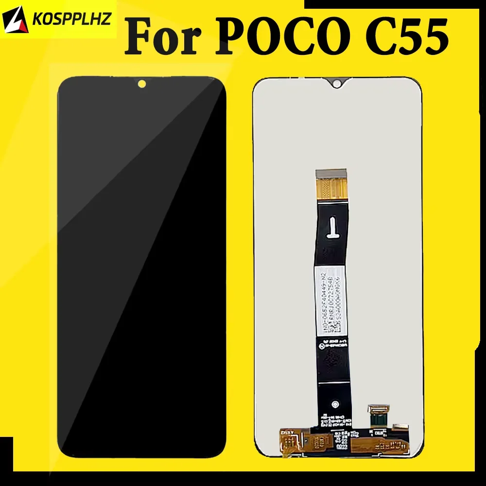 KOSPPLHZ для POCO C55, ЖК-экран, сенсорный датчик, замена для POCO C55, экран мобильного телефона
KOSPPLHZ для POCO C55, ЖК-экран, сенсорный датчик, замена для POCO C55, экран мобильного телефона