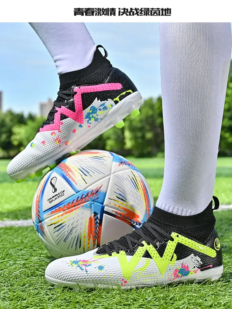 Smooth Upper Soccer Training Cleats Simple Fashion Durable Flexible Anti Collision Soft Insole Grass Outdoor Competition Shoes
Smooth Upper Soccer Training Cleats Simple Fashion Durable Flexible Anti Collision Soft Insole Grass Outdoor Competition Shoes