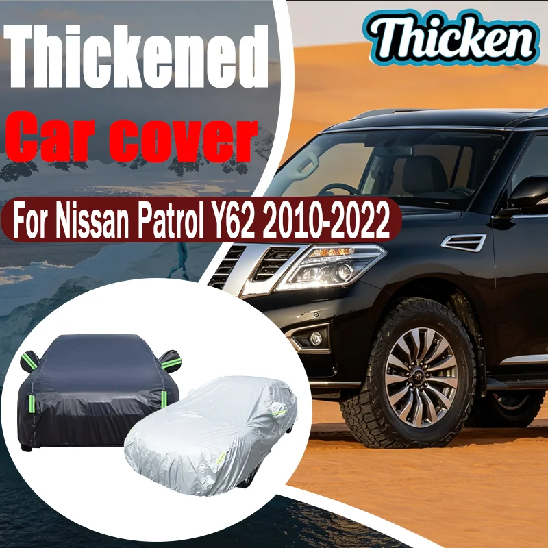 For Nissan Patrol Y62 2010-2022 2018 2019 Full Car Covers Oxford Fabric, Anti-UV Sunshade, Waterproof Snowproof Dustproof
For Nissan Patrol Y62 2010-2022 2018 2019 Full Car Covers Oxford Fabric, Anti-UV Sunshade, Waterproof Snowproof Dustproof