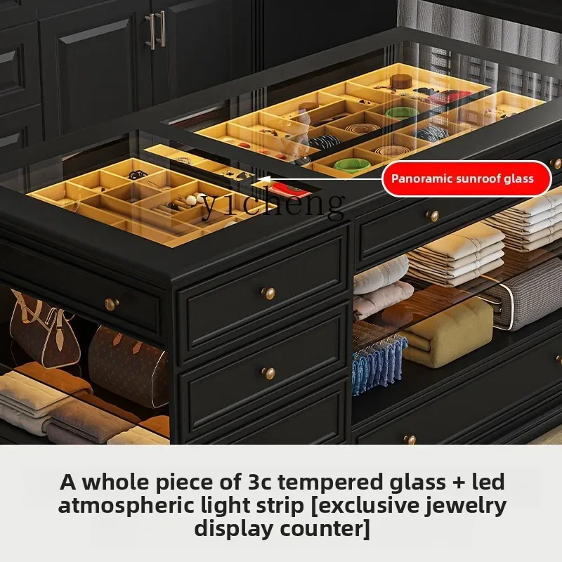 Zz cloakroom mid-island cabinet jewelry display cabinet retro storage integrated island high-end jewelry cabinet
Zz cloakroom mid-island cabinet jewelry display cabinet retro storage integrated island high-end jewelry cabinet