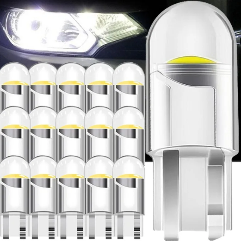 White W5W T10 192 168 LED Car Halogen Bulbs Fully Transparent High Brightness Plug and Play Car Lights for Turn Signals Reading
White W5W T10 192 168 LED Car Halogen Bulbs Fully Transparent High Brightness Plug and Play Car Lights for Turn Signals Reading