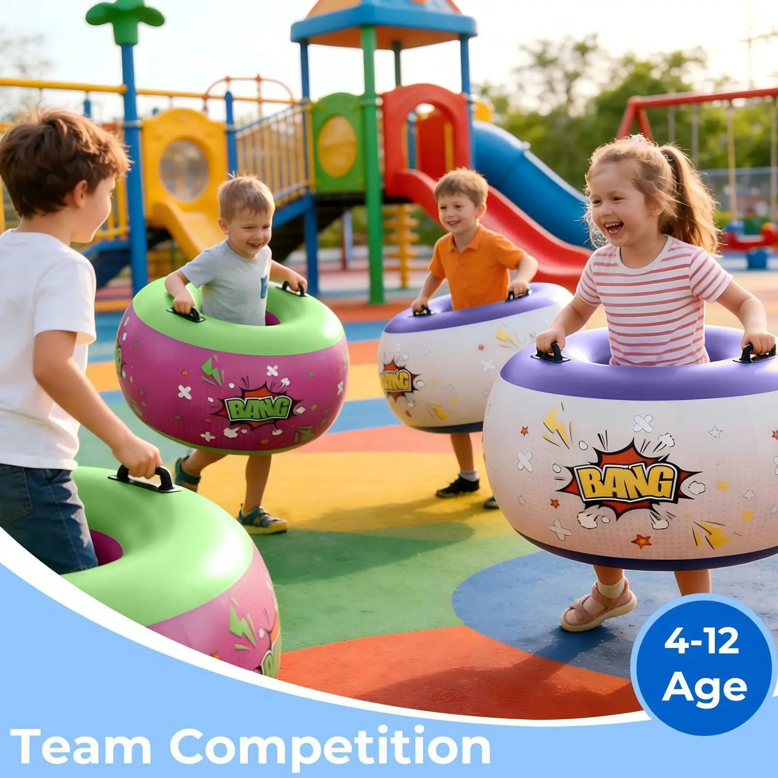Sumo Bumper Balls Inflatable Toys Inflatable Impact Rings for children outdoor grass interactive competitive toys Helps develop
Sumo Bumper Balls Inflatable Toys Inflatable Impact Rings for children outdoor grass interactive competitive toys Helps develop