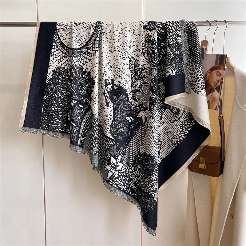 Luxury Cashmere Scarf Women Winter Warm Bufanda Shawl Wraps 2023 Thick Print Female Pashmina Blanket Travel Poncho Stoles
Luxury Cashmere Scarf Women Winter Warm Bufanda Shawl Wraps 2023 Thick Print Female Pashmina Blanket Travel Poncho Stoles