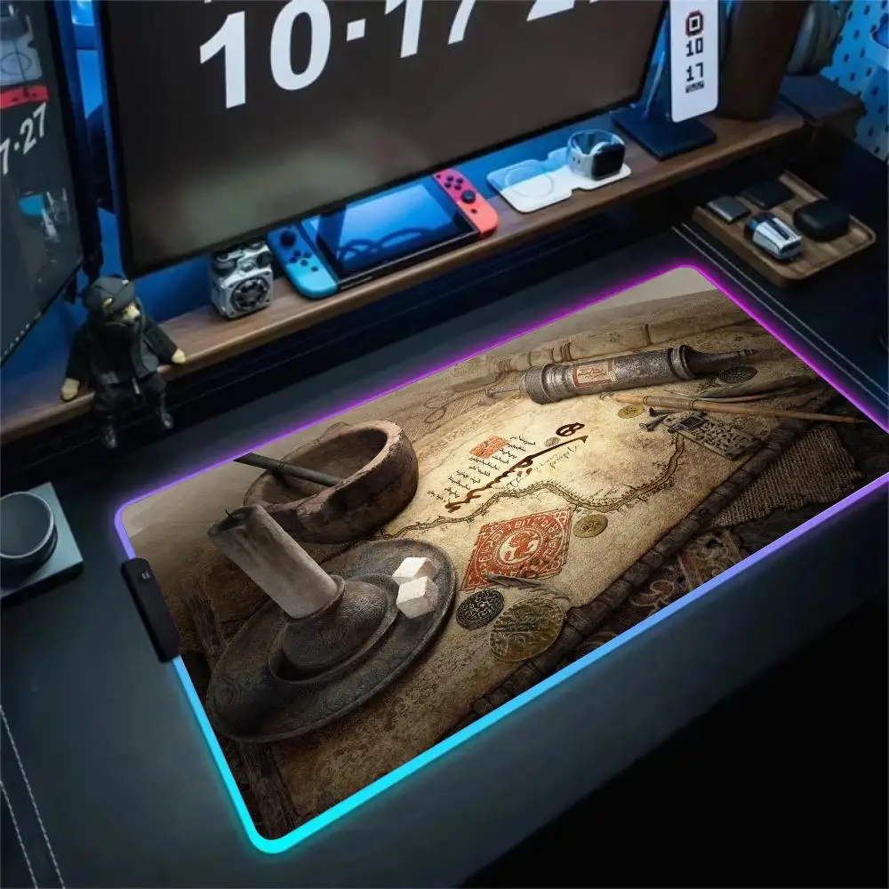 RGB Mouse pad Medieval Desktop Design LED glow gaming mat rubber anti-slip Desk Mat gamer pc accessories Gaming keypad mousepad
RGB Mouse pad Medieval Desktop Design LED glow gaming mat rubber anti-slip Desk Mat gamer pc accessories Gaming keypad mousepad