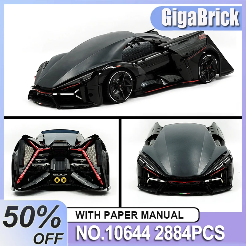 Striking GULY 10644 MOC Classic Sport Car Hypercar Building Block 1:8 Display-worthy Assembly Toys Christmas Birthday Gifts Kids
Striking GULY 10644 MOC Classic Sport Car Hypercar Building Block 1:8 Display-worthy Assembly Toys Christmas Birthday Gifts Kids