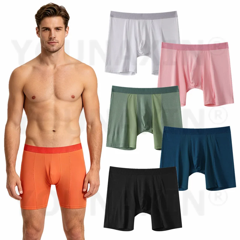 Men's Underwear Long Leg Boxer Briefs Ice Silk Gym Training Fitness Mesh Shorts Sports Underpants Quick Dry EU Size M L XL 2XL
Men's Underwear Long Leg Boxer Briefs Ice Silk Gym Training Fitness Mesh Shorts Sports Underpants Quick Dry EU Size M L XL 2XL