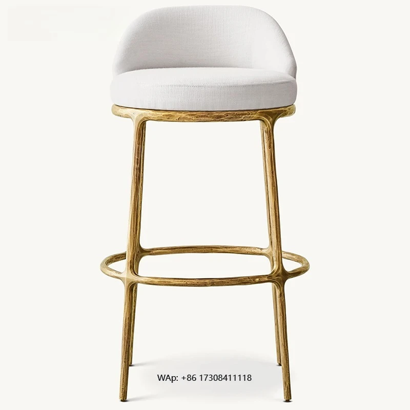 American Vintage Dining Room Forging Craft Bar Chair High Chair Hotel furniture
American Vintage Dining Room Forging Craft Bar Chair High Chair Hotel furniture