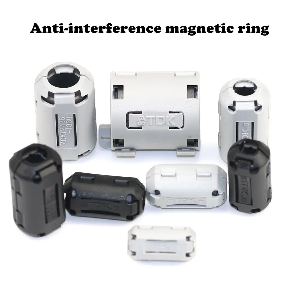 New TDK anti-interference magnetic ring clip high frequency filter ferrite Nickel-zinc inductor magnetic ring 5/7/9/13mm
New TDK anti-interference magnetic ring clip high frequency filter ferrite Nickel-zinc inductor magnetic ring 5/7/9/13mm